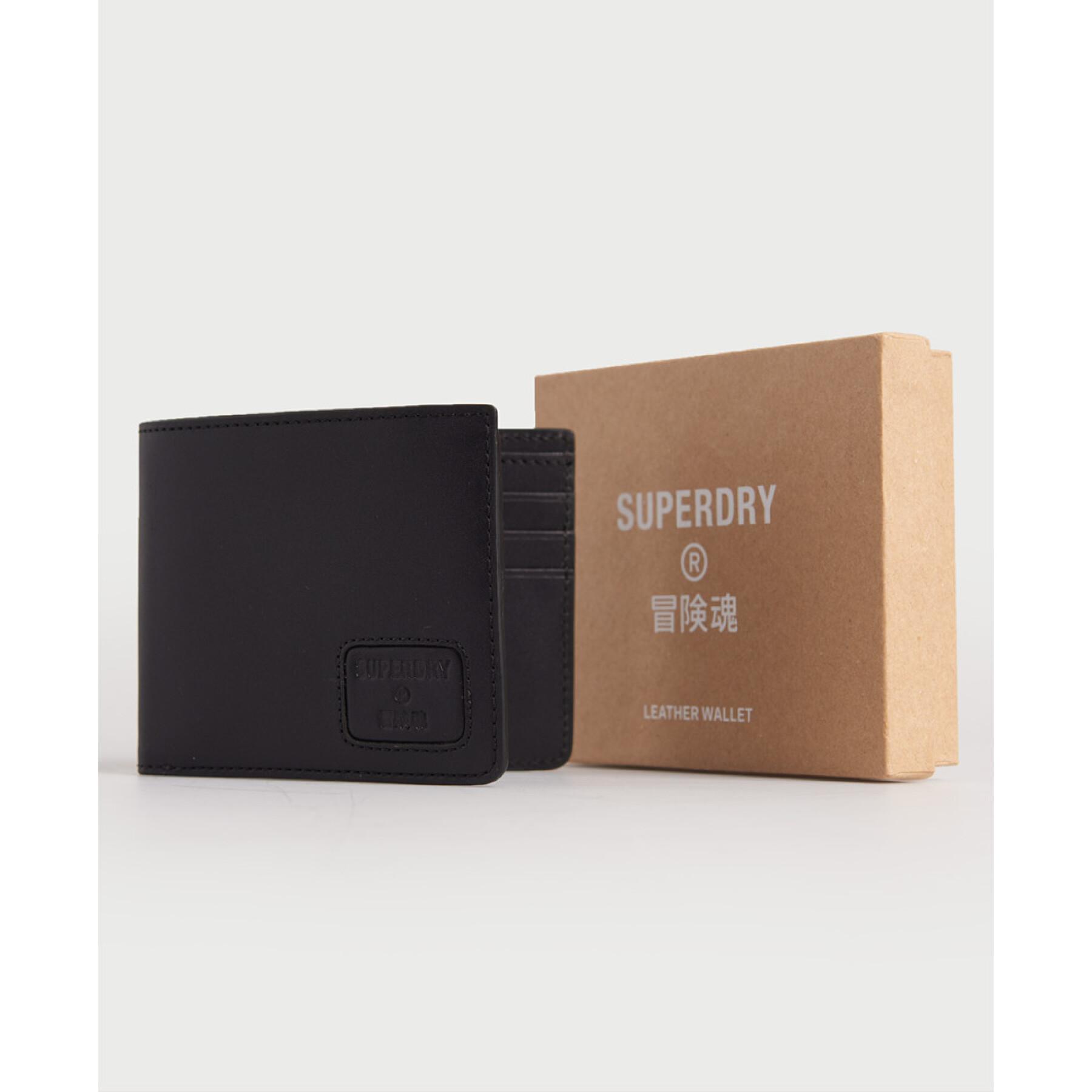 Plånbok i läder med klaff Superdry NYC