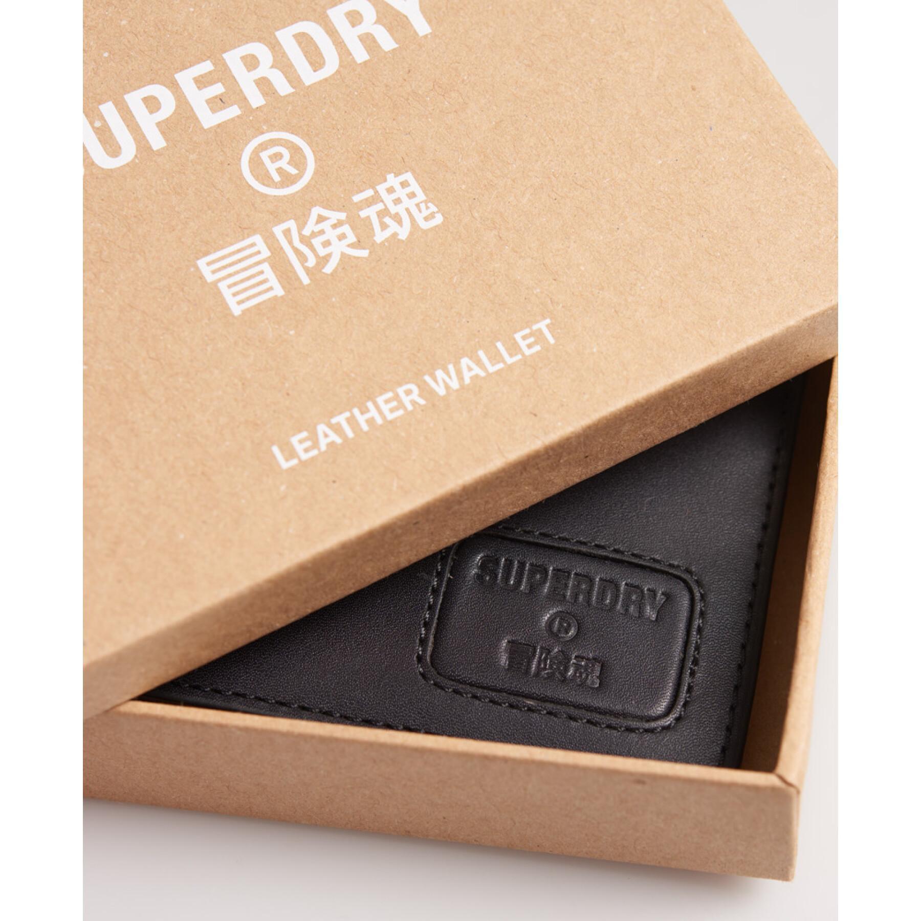 Plånbok i läder med klaff Superdry NYC