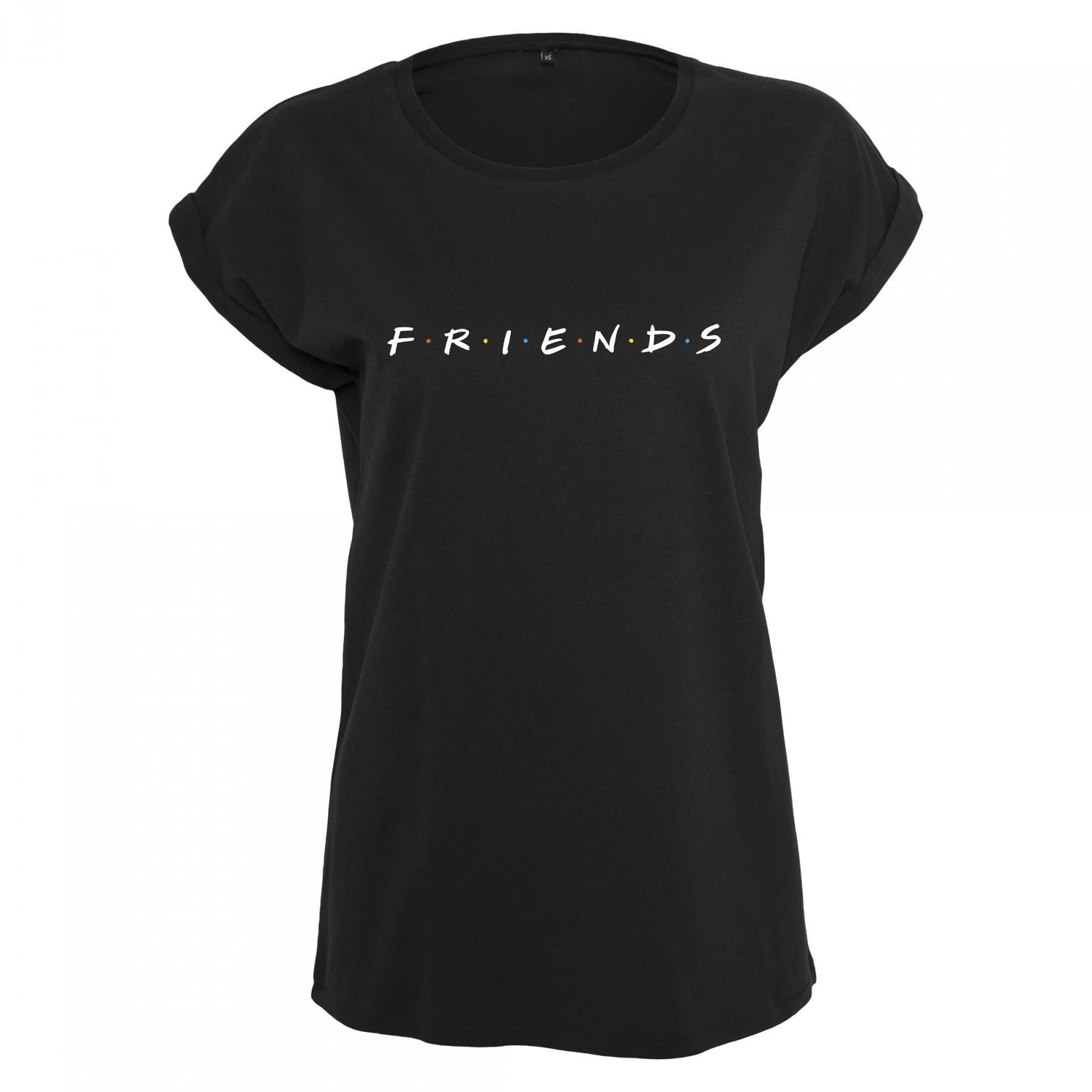 T-shirt för kvinnor i stora storlekar urban classic friend logo