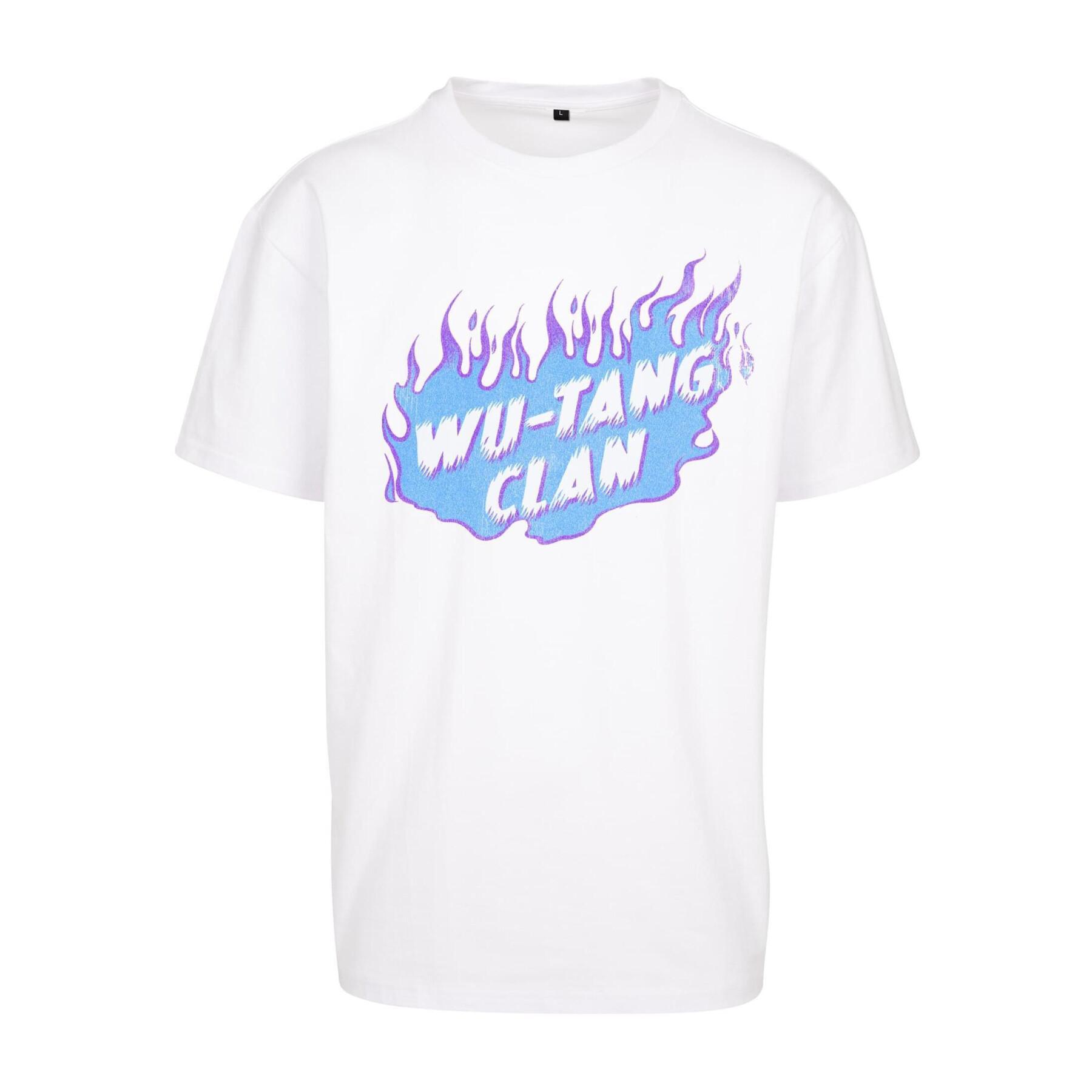 T-shirt med överdimensionerad storlek Mister Tee Wu-Tang Clan Wu Cloud