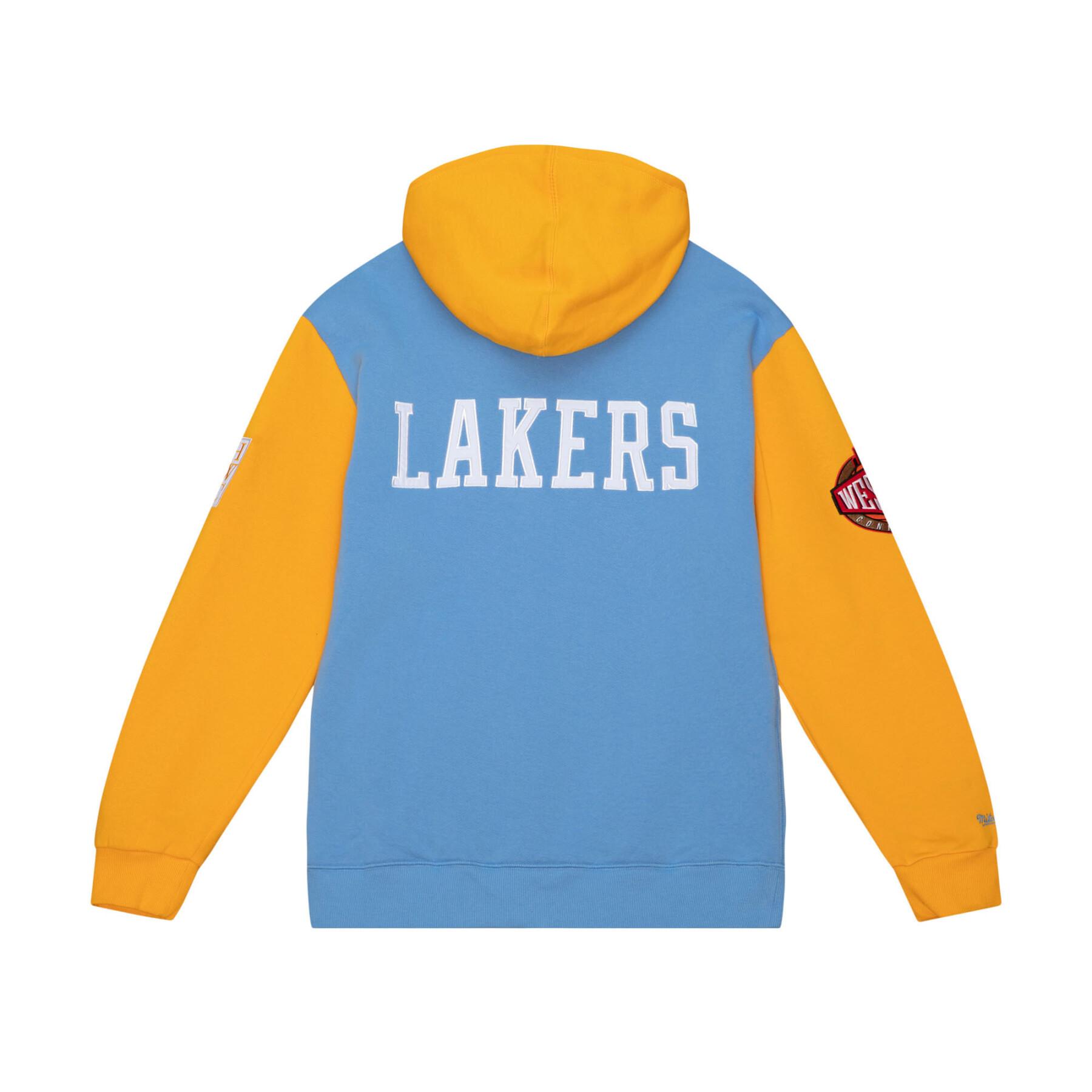 Sweatshirt med huva Minneapolis Lakers HWC Night
