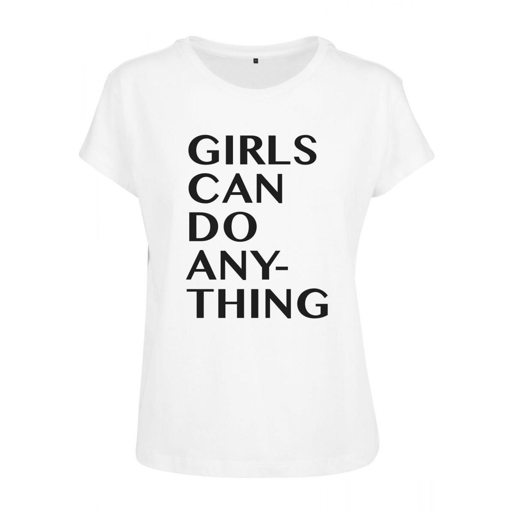 T-shirt för kvinnor Mister Tee girl can do anything