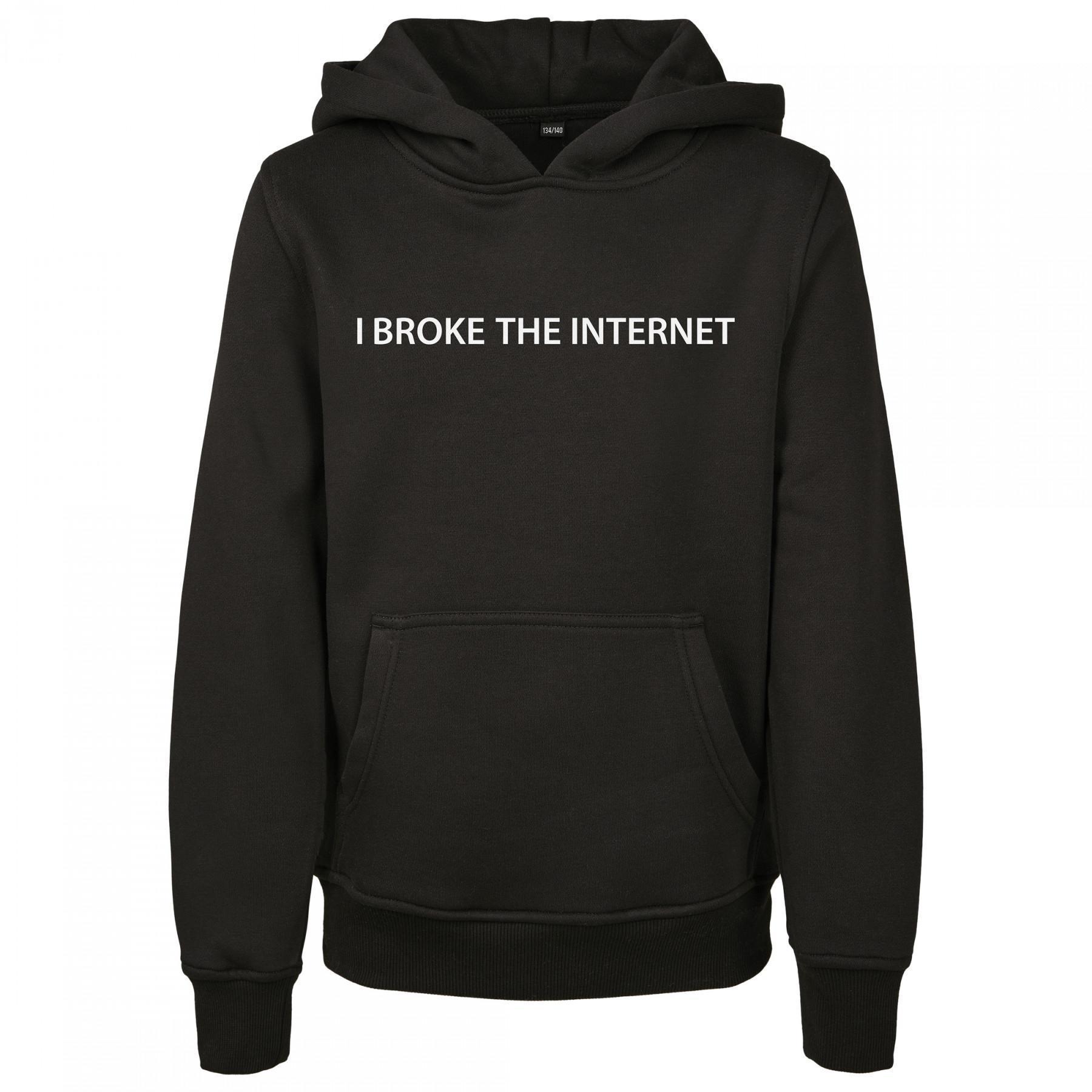 Sweatshirt för barn Mister Tee broke the internet