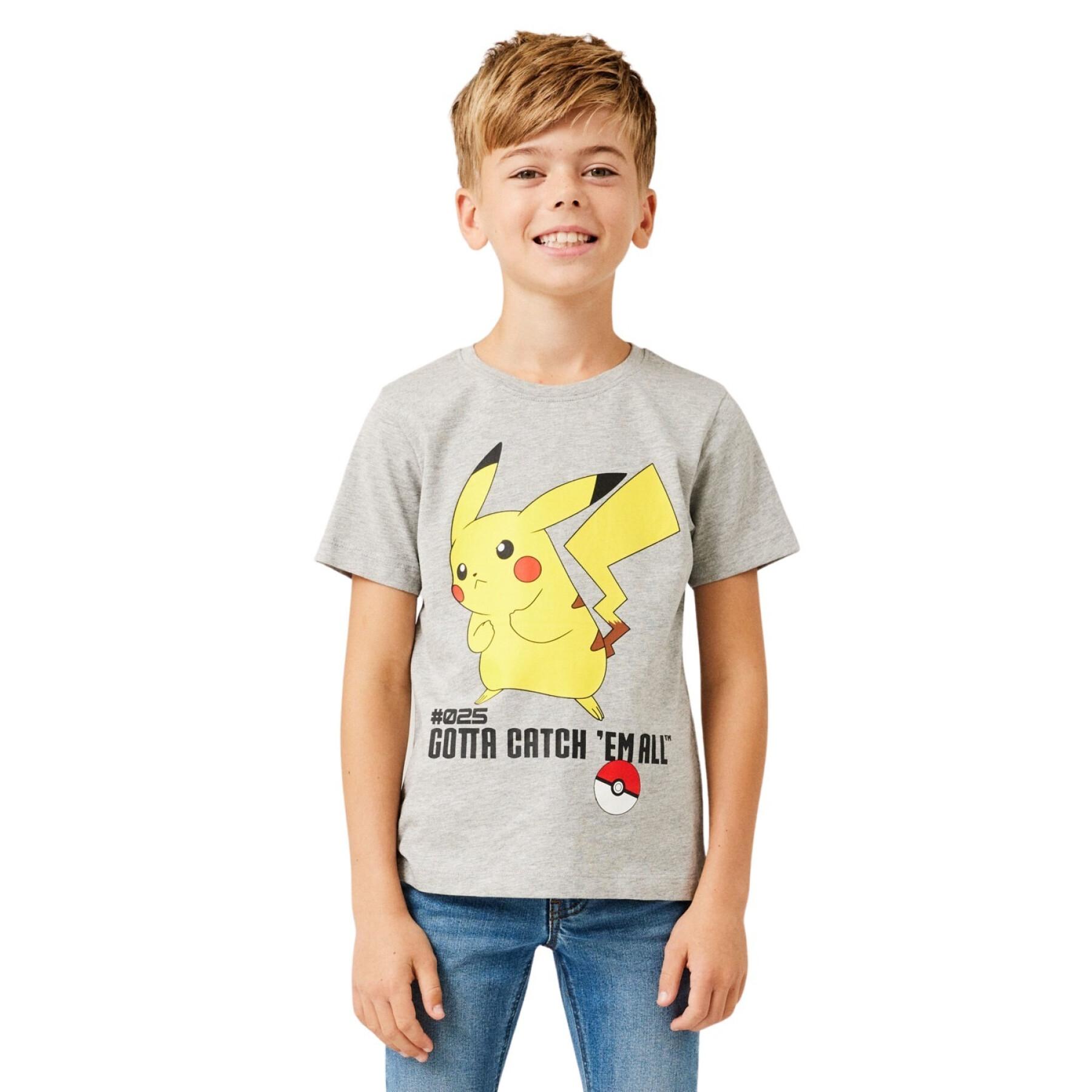 T-shirt för barn Name it Nikhil Pokemon