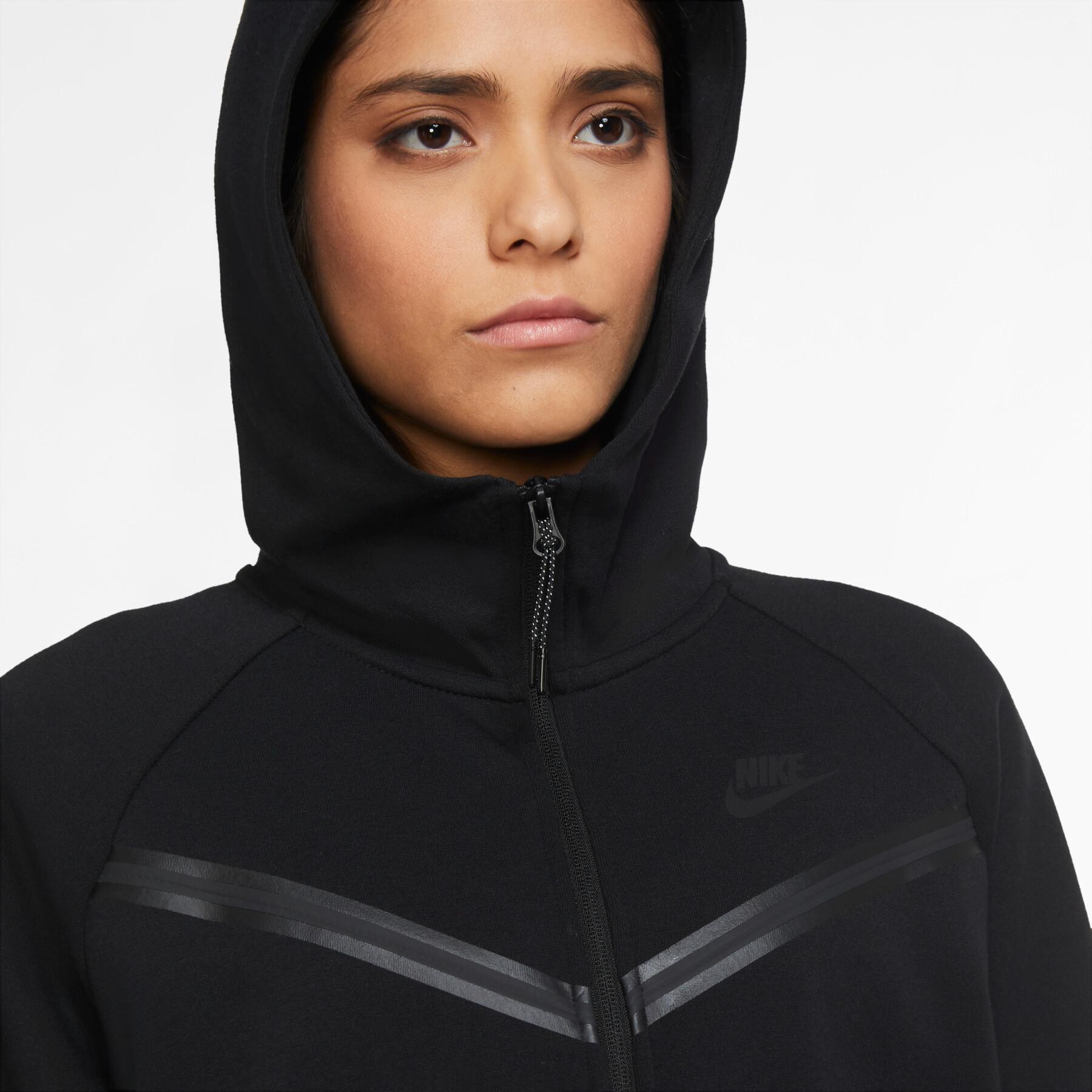 Kapuschongtröja med dragkedja för kvinnor Nike Sportswear Tech Windrunner