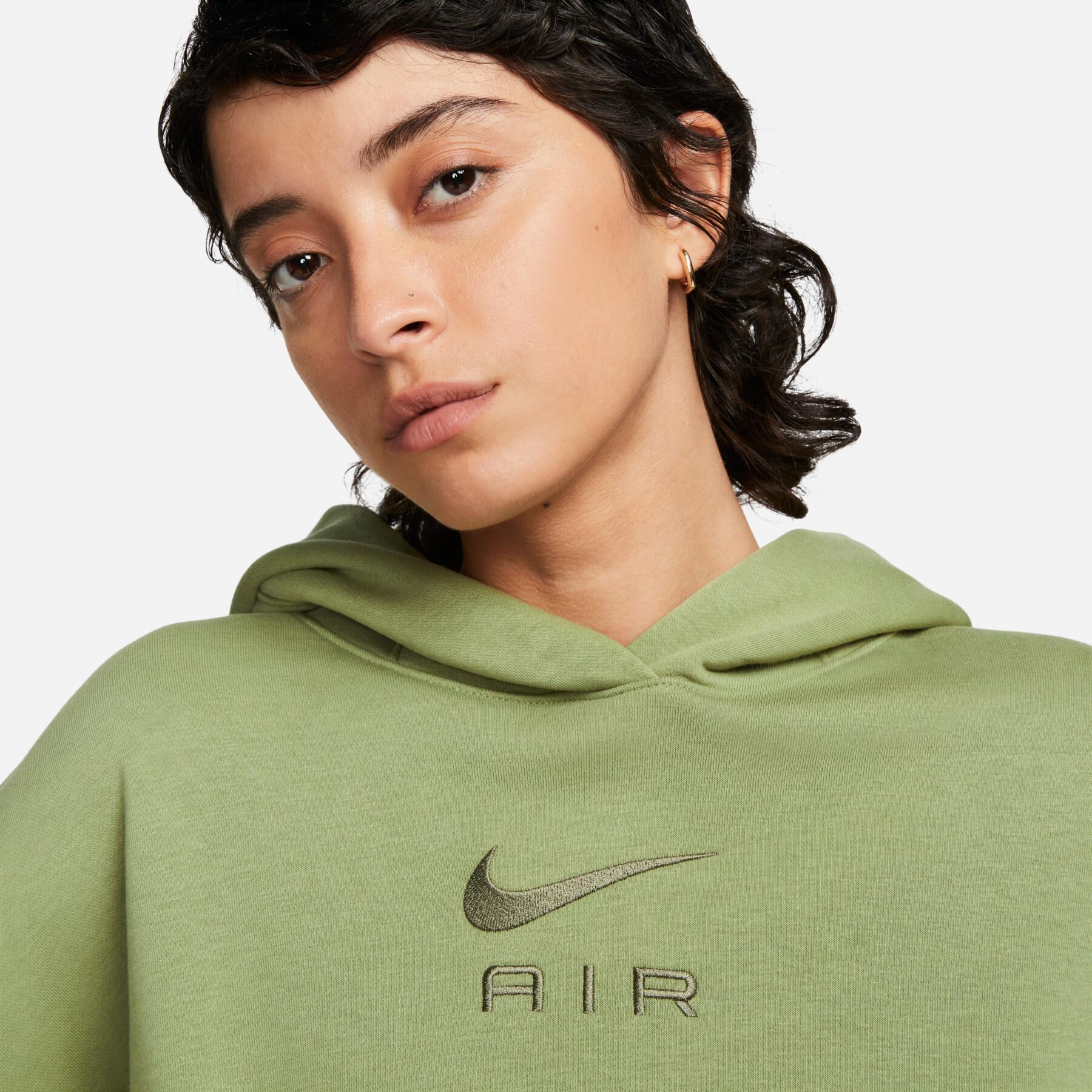 Damtröja med huva i fleece Nike Sportswear Air