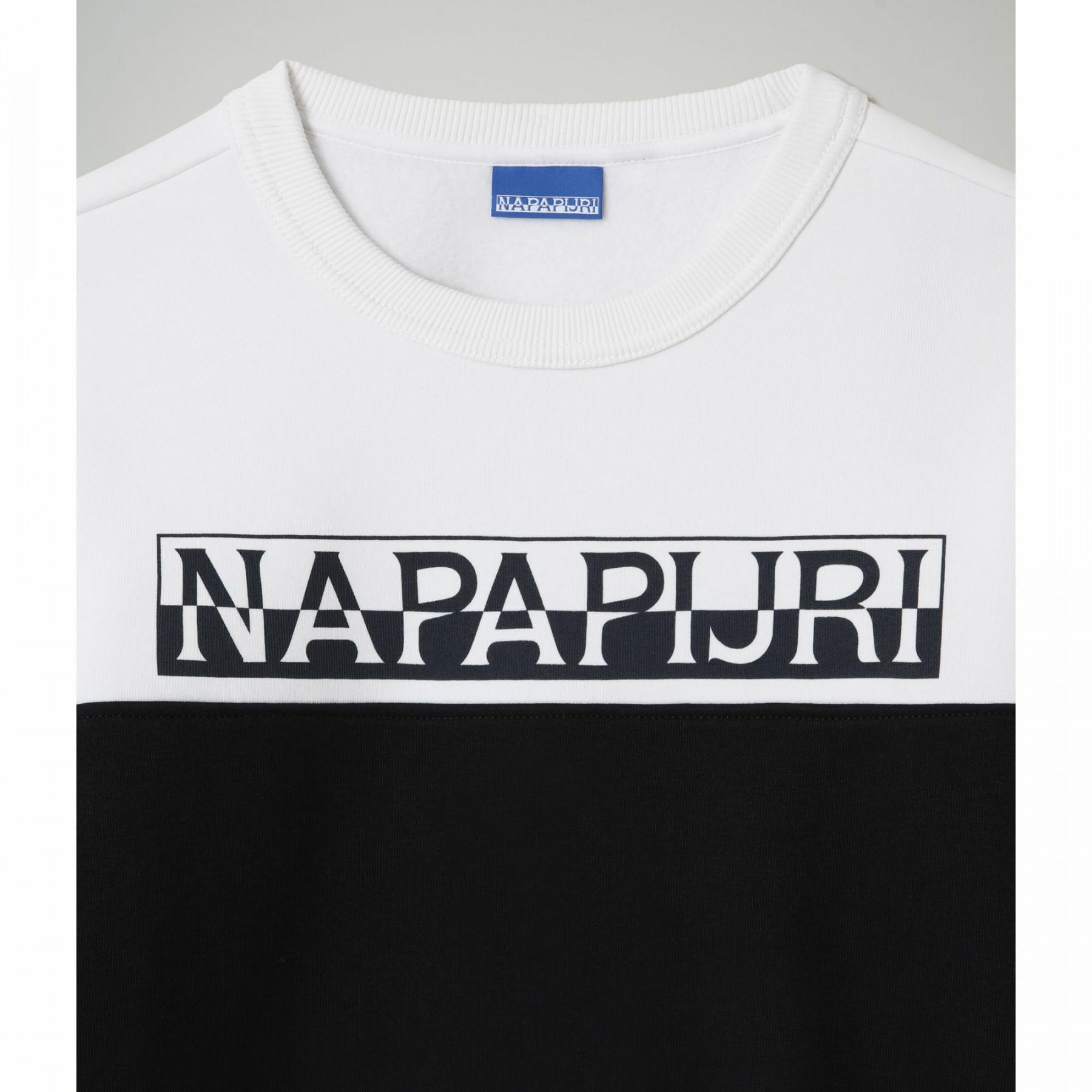 Tvåfärgad sweatshirt Napapijri Ice