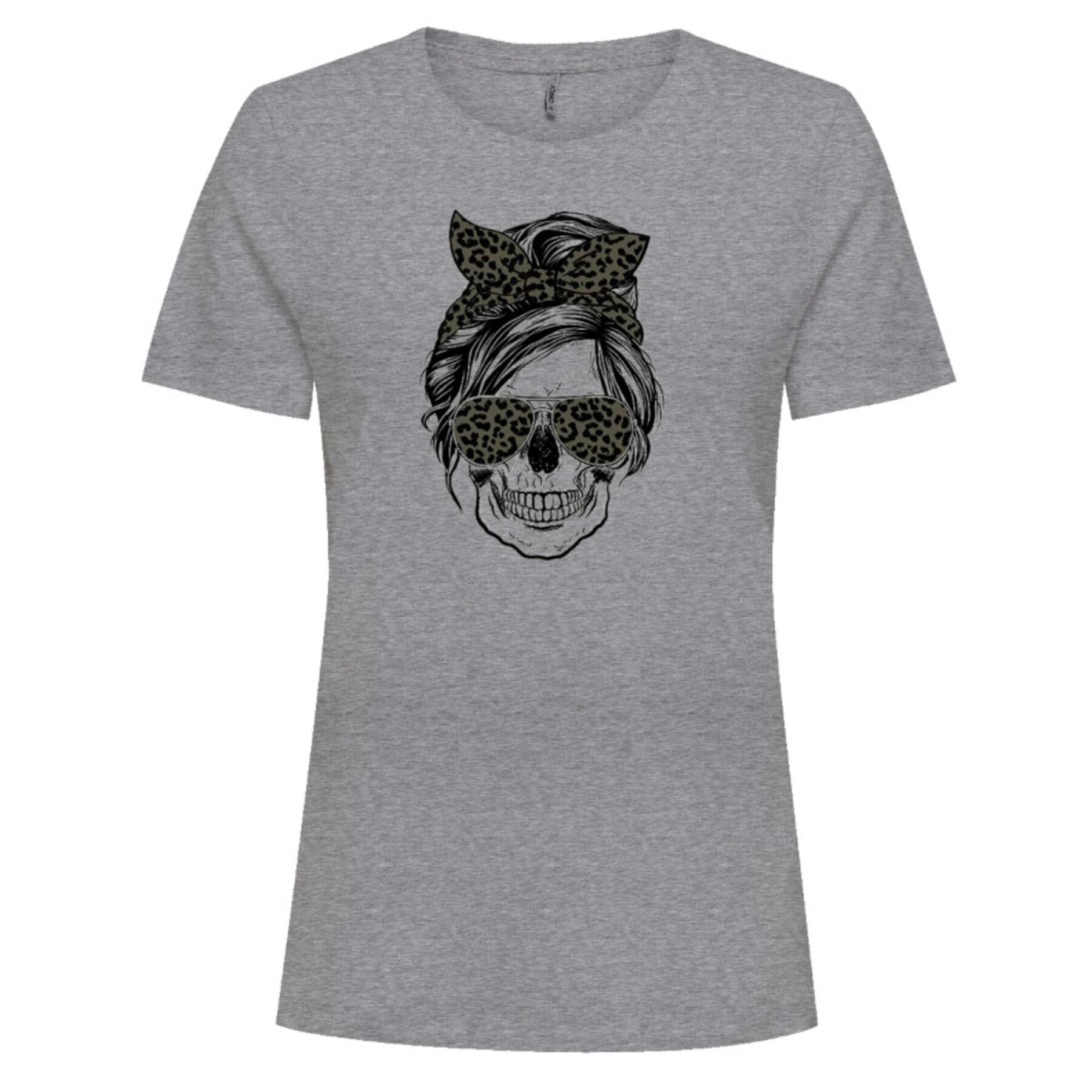 T-shirt för kvinnor Only Skull Top