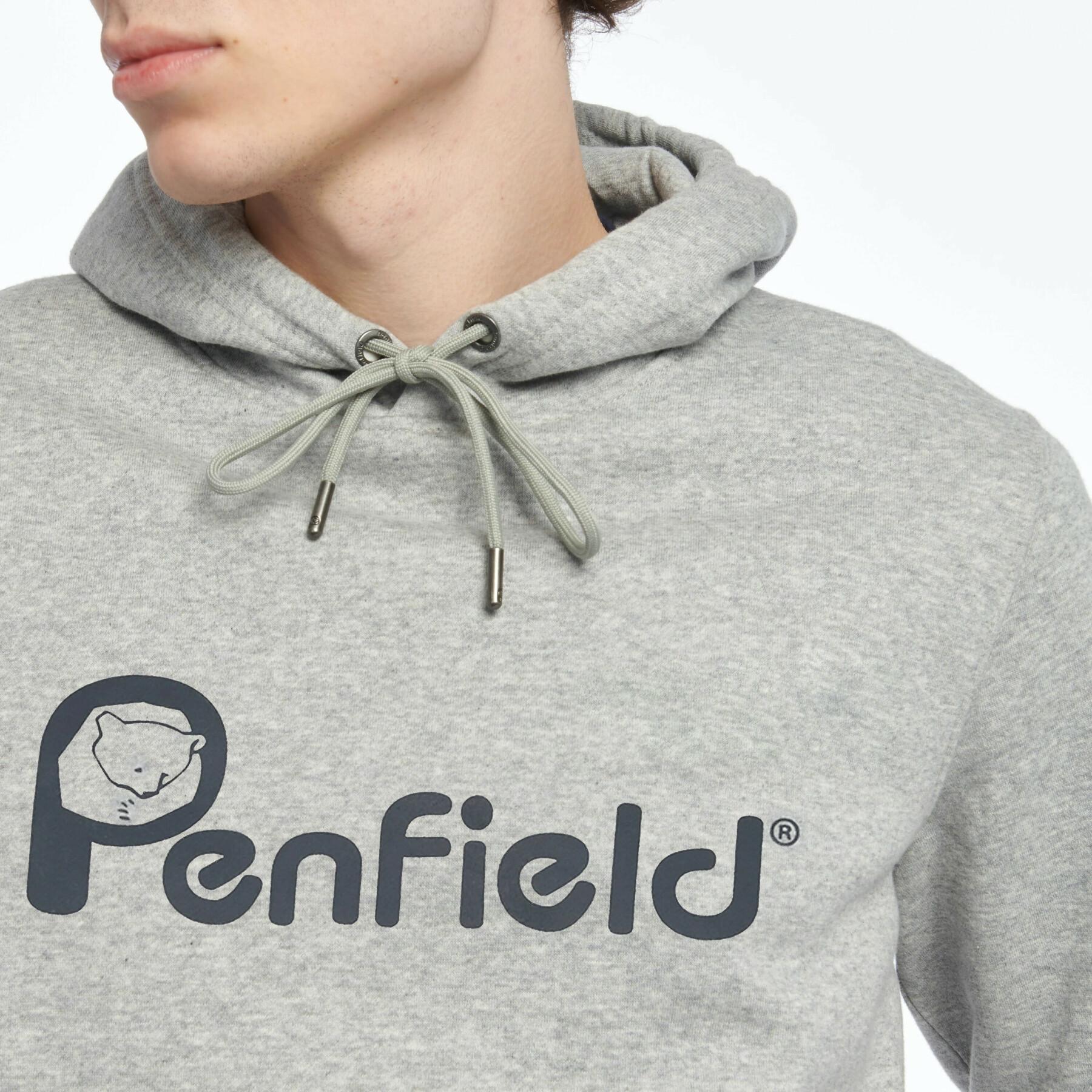 Sweatshirt med huva Penfield Bear Chest Print