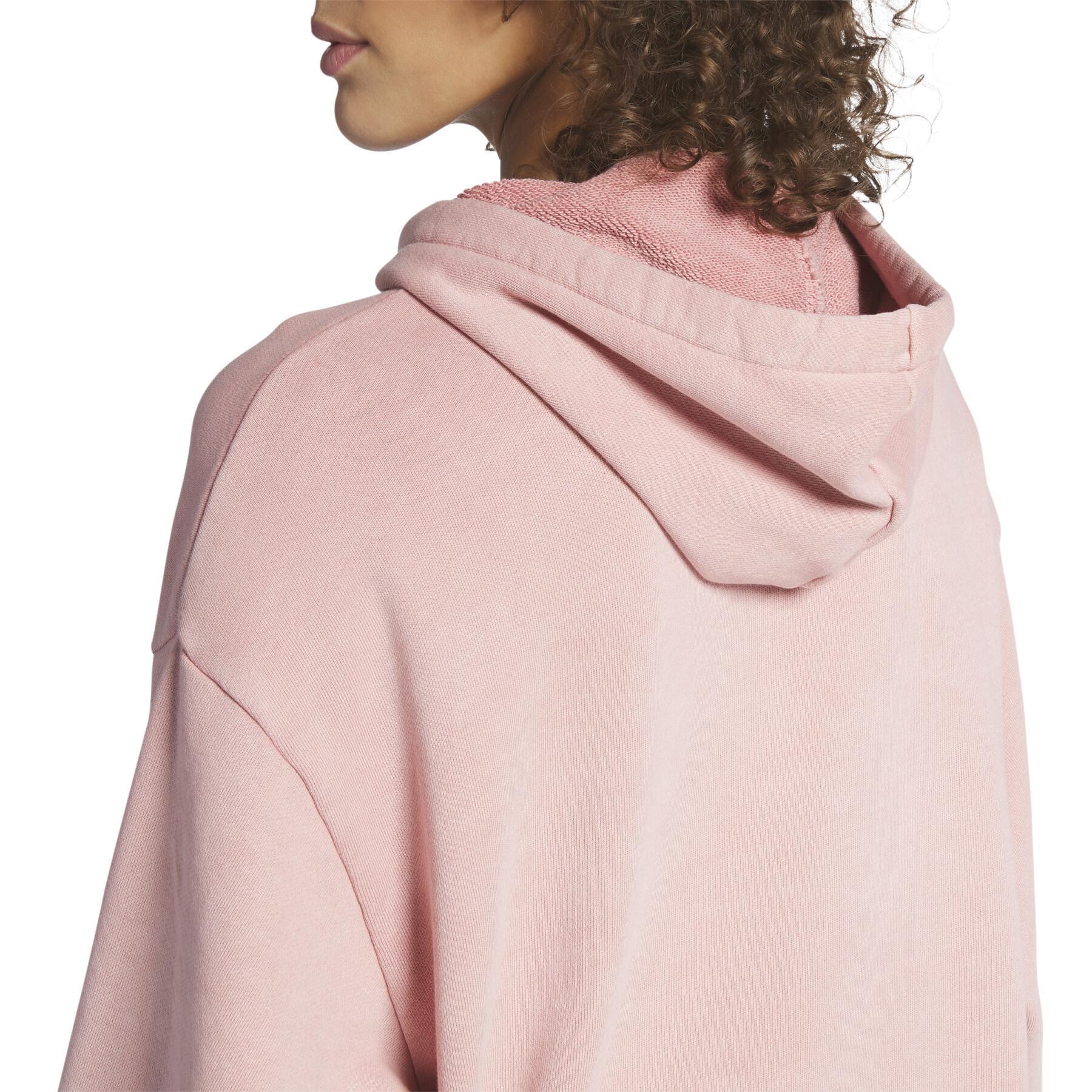 Oversized sweatshirt med huva för kvinnor Reebok Classics Natural Dye