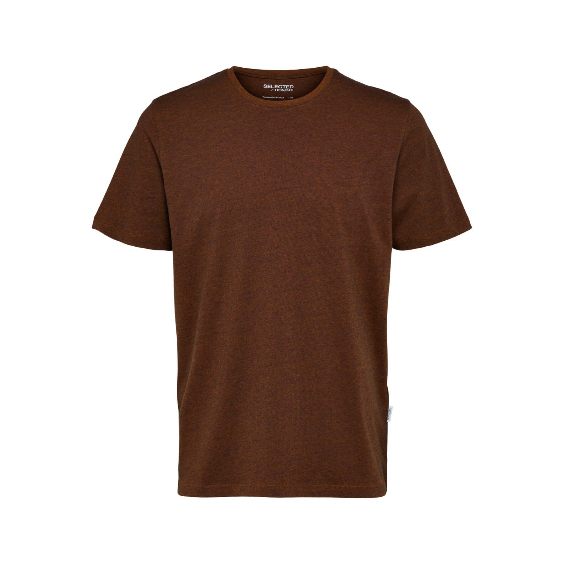 T-shirt med rund halsringning Selected Aspen Mini Str