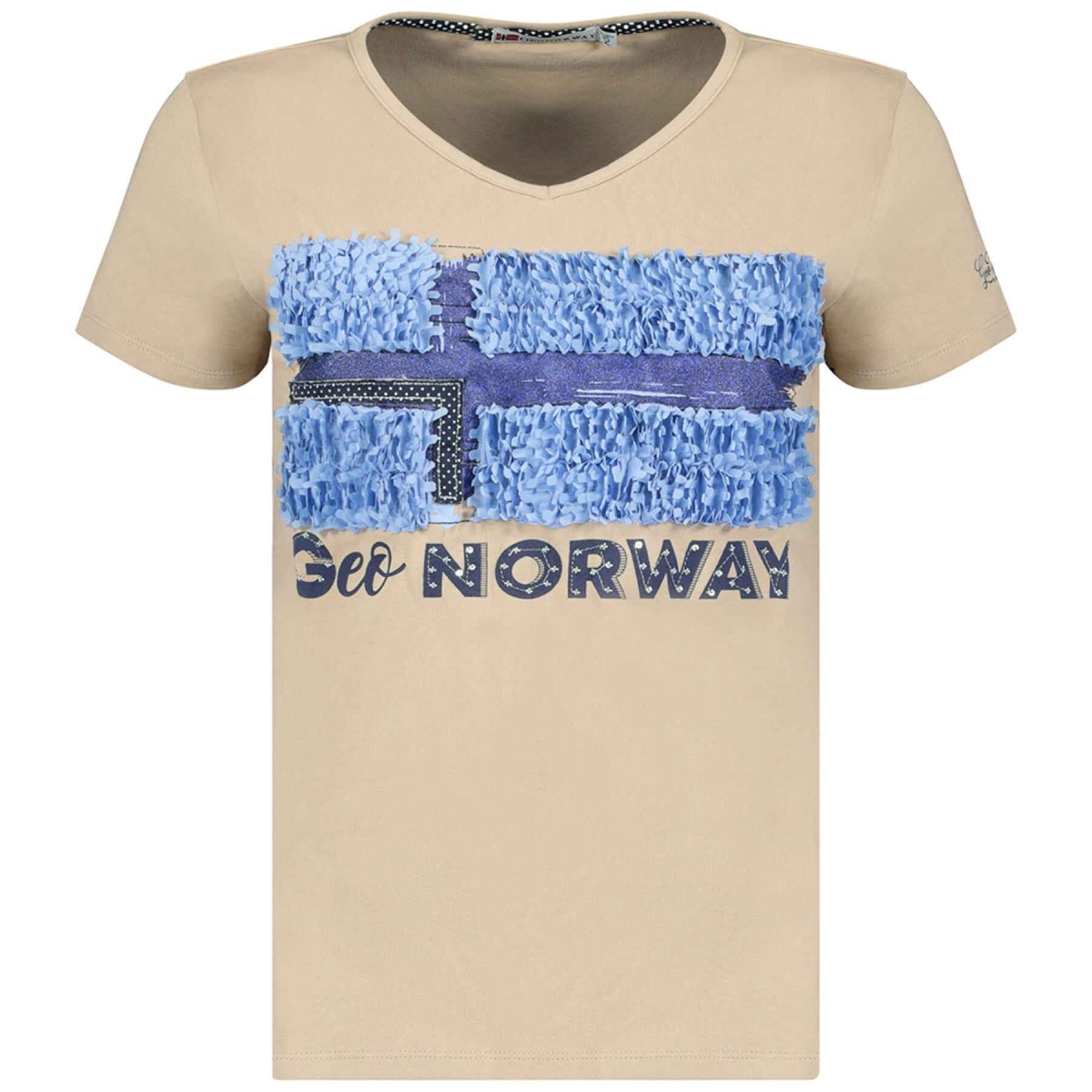 T-shirt för kvinnor Geographical Norway Jarine Db Eo