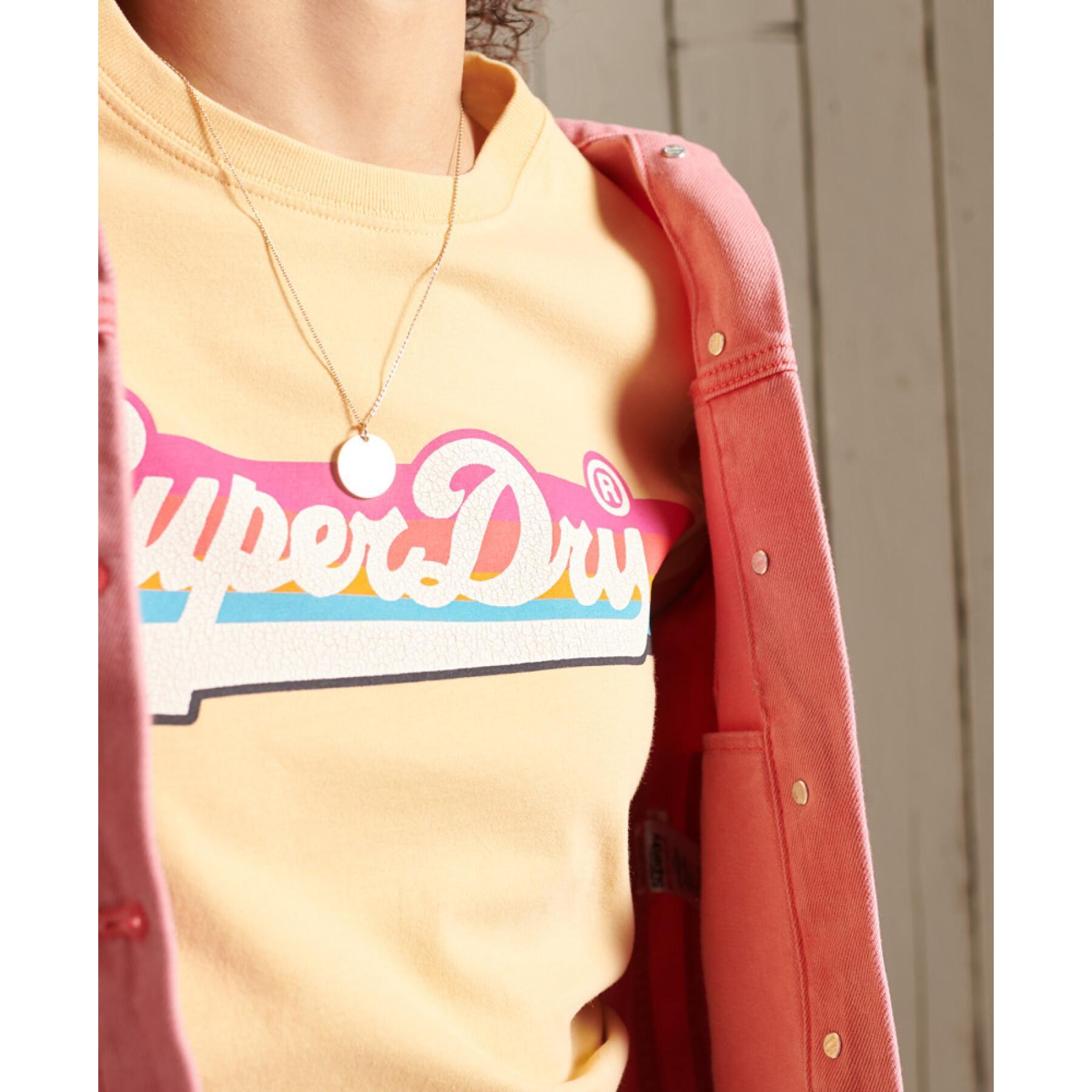 T-shirt för kvinnor Superdry Vintage Logo Cali