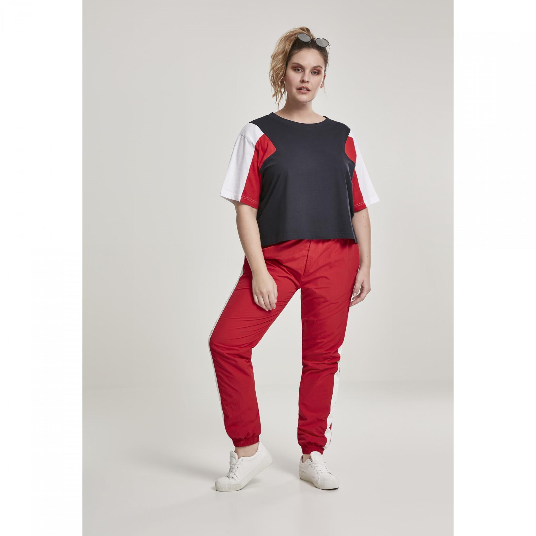 Oversized t-shirt för kvinnor urban classic 3-tone oversized