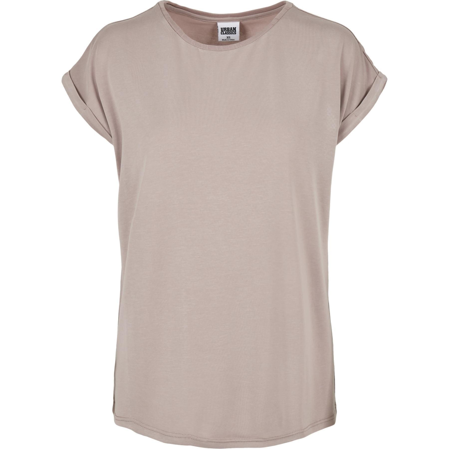 T-shirt för kvinnor Urban Classics modal extended shoulder