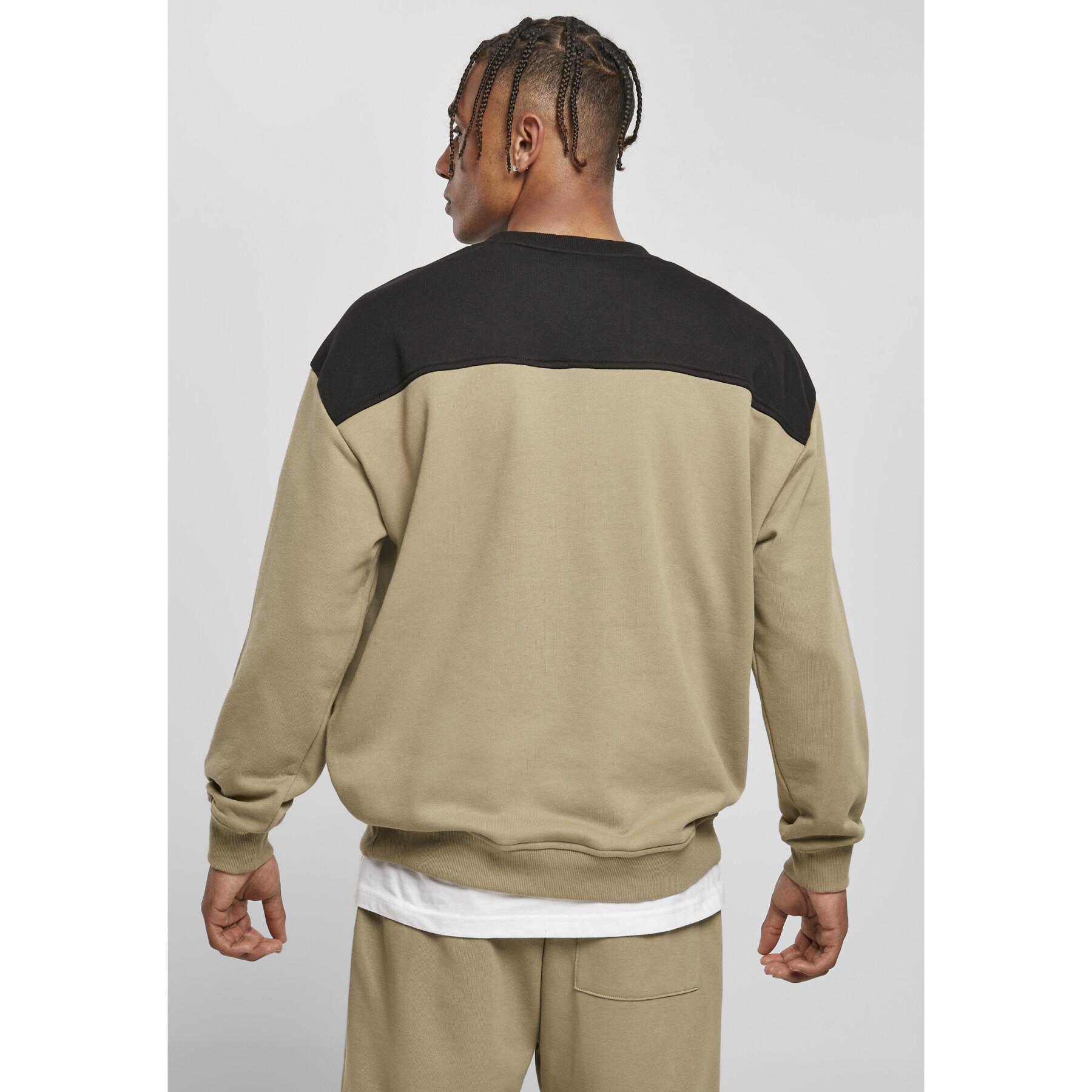 Sweatshirt med rund halsringning Urban Classics upper block (Grandes tailles)