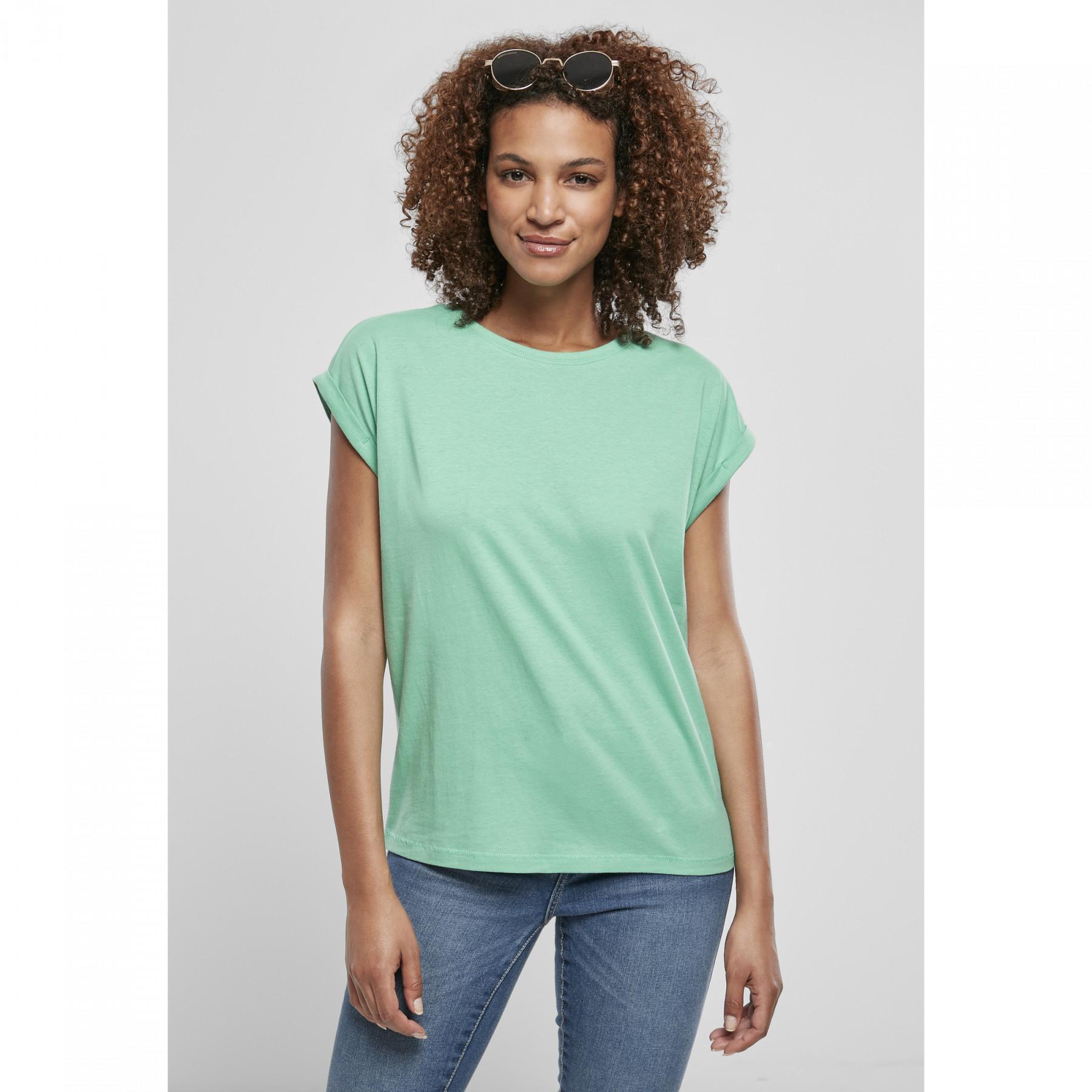 T-shirt för kvinnor Urban Classics Extended Shoulder Tee