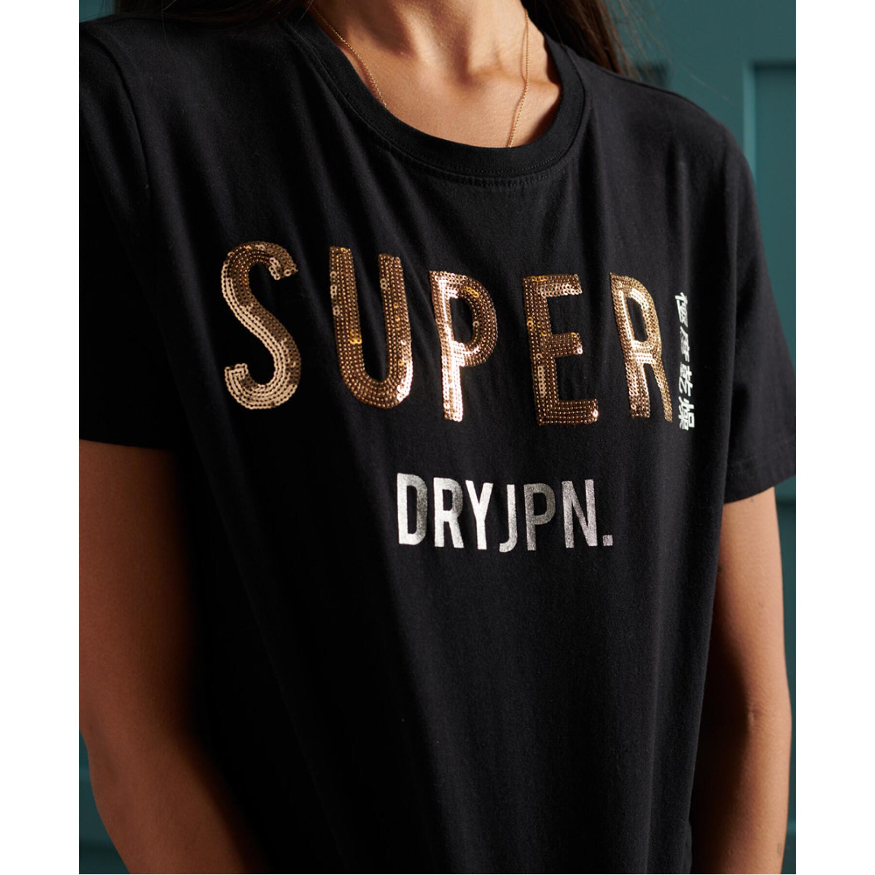 T-shirt för kvinnor Superdry Super Japan