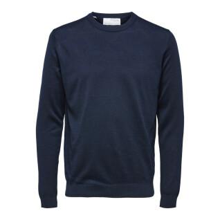Jumper Selected Town merino coolmax knit col rond