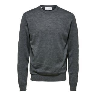 Jumper Selected Town merino coolmax knit col rond