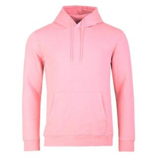 Sweatshirt med huva Colorful Standard Classic Organic flamingo pink