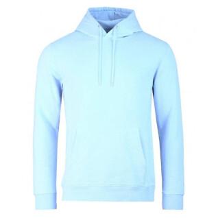 Sweatshirt med huva Colorful Standard Classic Organic polar blue