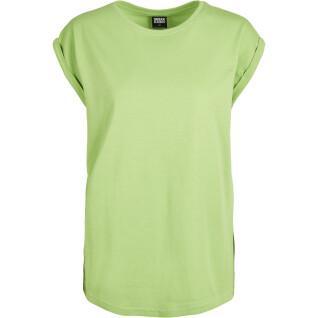 T-shirt för kvinnor Urban Classics extended shoulder-grandes tailles