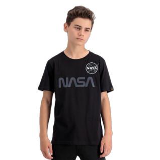 T-shirt för barn Alpha Industries NASA Rainbow Reflective