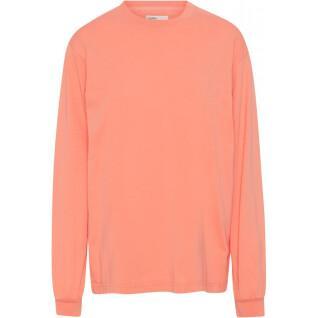 Långärmad T-shirt Colorful Standard Organic oversized bright coral