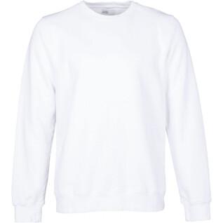 Sweatshirt med rund halsringning Colorful Standard Classic Organic optical white