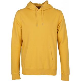 Sweatshirt med huva Colorful Standard Classic Organic burned yellow