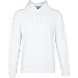 Sweatshirt med huva Colorful Standard Classic Organic optical white
