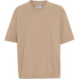 T-shirt för kvinnor Colorful Standard Organic oversized honey beige