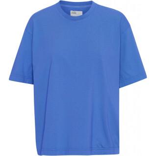 T-shirt för kvinnor Colorful Standard Organic oversized pacific blue
