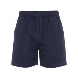 Shorts i twill Colorful Standard Organic navy blue