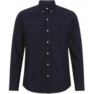 Skjorta Colorful Standard Organic navy blue