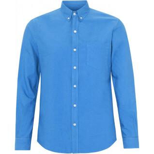 Skjorta Colorful Standard Organic pacific blue