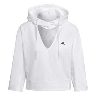 Sweatshirt med huva för kvinnor adidas Sportswear Summer