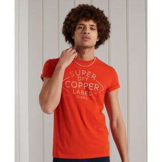 Lätt mönstrad T-shirt Superdry Workwear