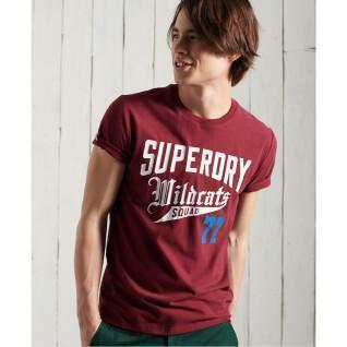 Lätt mönstrad T-shirt Superdry Collegiate