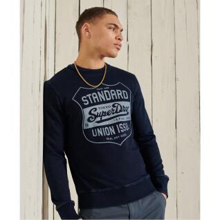 Indigo sweatshirt med rund halsringning Superdry Vintage