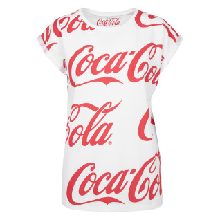 Dam t-shirt stora storlekar urban classic coca cola