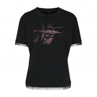 T-shirt för kvinnor Urban Classics my chemical romance shrine angel laces