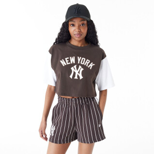 Crop T-shirt för kvinnor New York Yankees MLB
