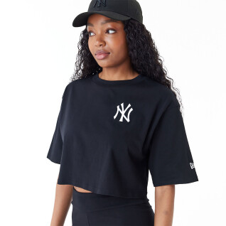 Crop T-shirt för kvinnor New York Yankees MLB