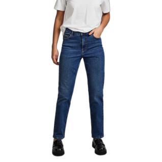 Straight jeans för kvinnor Pieces luna