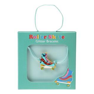 Glitterarmband för barn på rullskridskor Rex London
