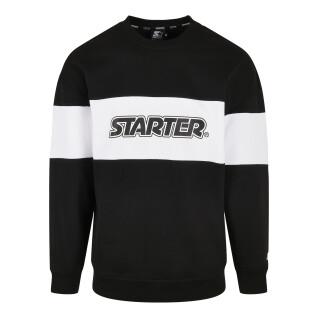 Sweatshirt med rund halsringning Urban Classics Starter block