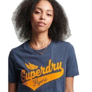 T-shirt för kvinnor Superdry Vintage Script Style College