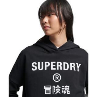 Sweatshirt med huva för kvinnor Superdry Core